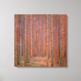 Lienzo Bosque Fir Tree (por Gustav Klimt)