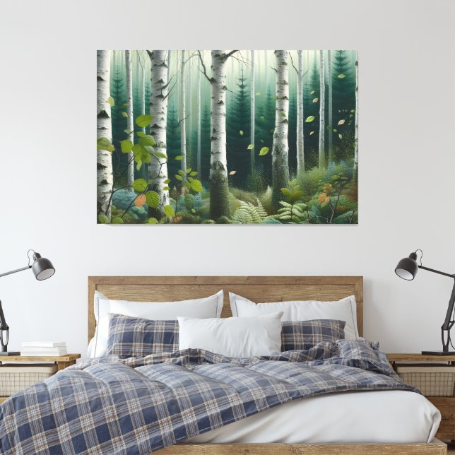 Lienzo Bosque Místico (Insitu(Dormitorio))