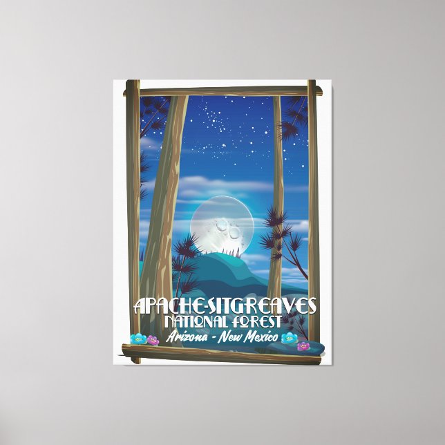 Lienzo Bosque Nacional Apache-Sitgreaves (Anverso)