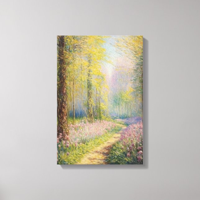 Lienzo Bosque tranquilo (Anverso)