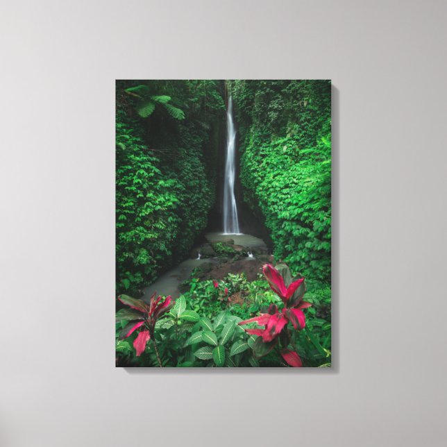 Lienzo Bosques | Cascadas de Leke Leke en Bali (Anverso)