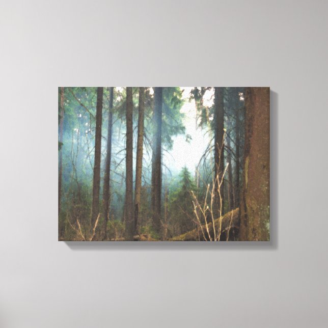 Lienzo Bosques de humo (Anverso)