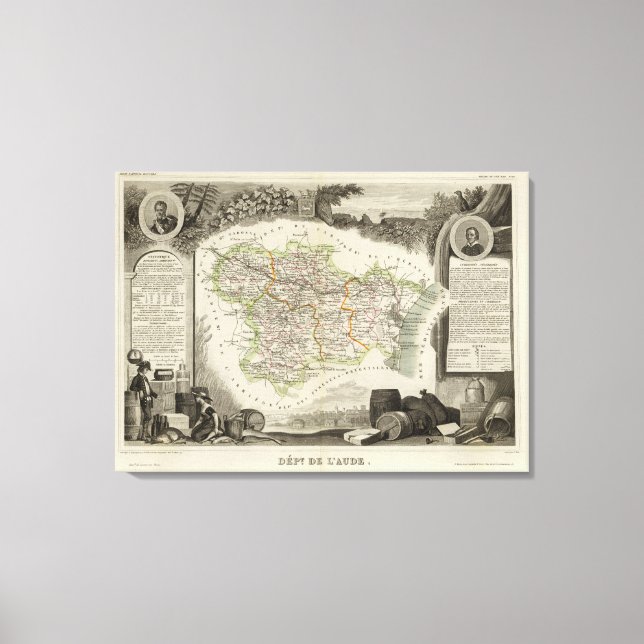 Lienzo Bosques mostrados por el distrito de endurecimient (Anverso)