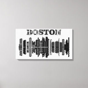 Lienzo Boston Cityscape
