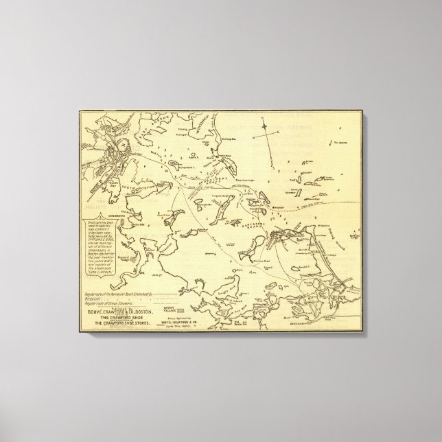 Lienzo Boston Harbour 2 (Anverso)