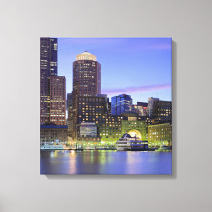 Lienzo Boston Massachusetts Wrapped Canvas 16.80 X 17.50