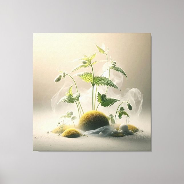 Lienzo Botanical Sphere Composition (Anverso)