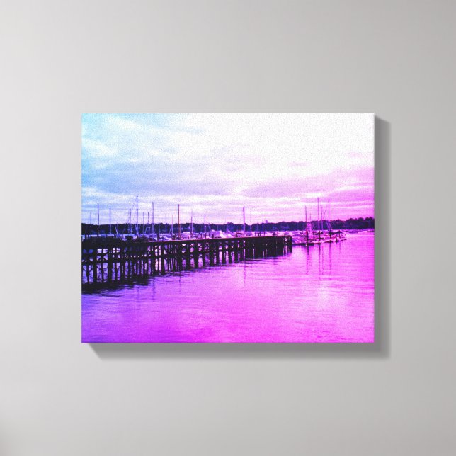 Lienzo Bote Dock (Anverso)