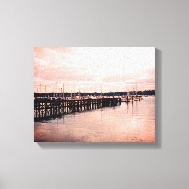 Lienzo Bote Dock (Anverso)