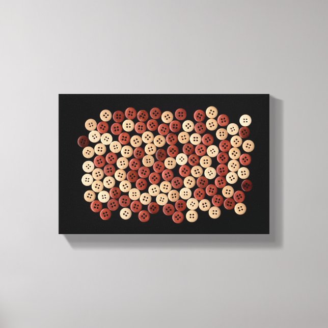 Lienzo Botones - Fotografía Bella Artes (Anverso)