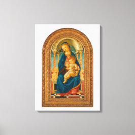 Lienzo Botticelli (1445-1510) Madonna & Child Enthroned