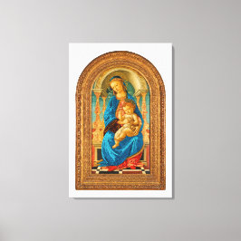 Lienzo Botticelli (1445-1510) Madonna & Child Enthroned