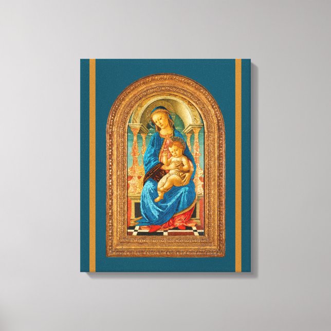 Lienzo Botticelli Madonna y Child (Anverso)