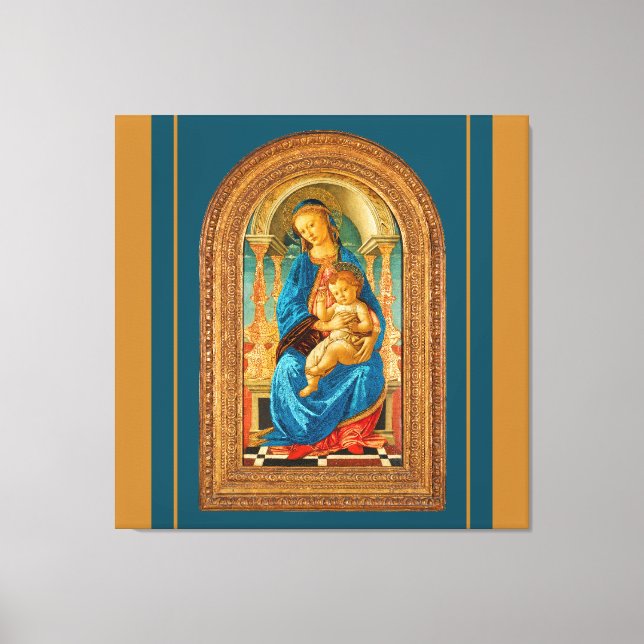 Lienzo Botticelli Madonna y Child (Anverso)