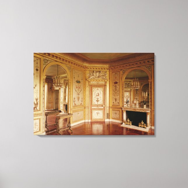 Lienzo Boudoir de Marie-Antoinette decorado en 1785 (Anverso)