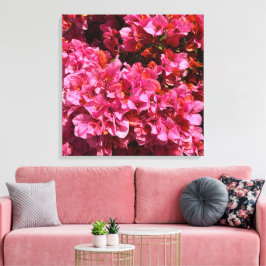 Lienzo Bougainvillea Pink Tropical Vining Shrub Foto