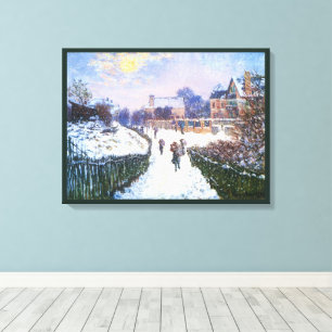 Lienzo Boulevard Saint Denis Argenteuil por Claude Monet