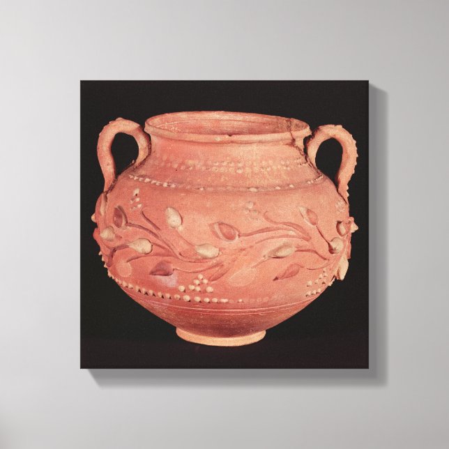 Lienzo Bowl encontrado en Coptos, Alto Egipto (Anverso)