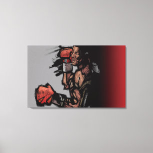 Lienzo Boxeador tumbado