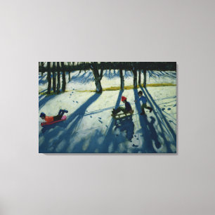 Lienzo Boys Sledging Allestree Park Derby