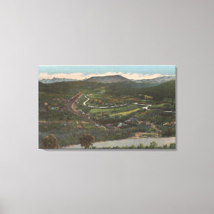 Lienzo Bozeman, Montana - Bozeman pasa encendido la