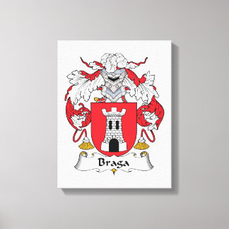 Lienzo Braga Family Crest