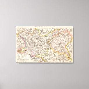 Lienzo Brandeburgo, mapa del atlas de Posen