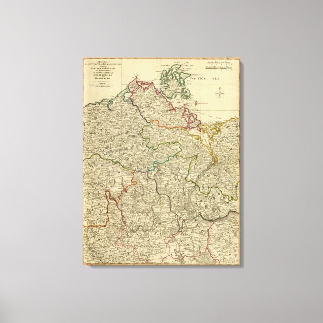 Lienzo Brandenburgo, W Pomerania (Anverso)