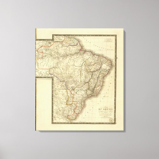 Lienzo Brasil, América del Sur 2 (Anverso)