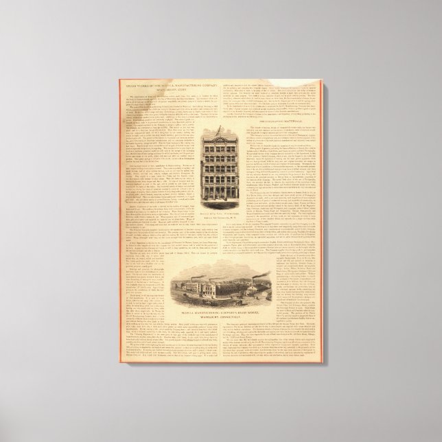 Lienzo Brass Works of the Scovill Manufacturing Company (Anverso)