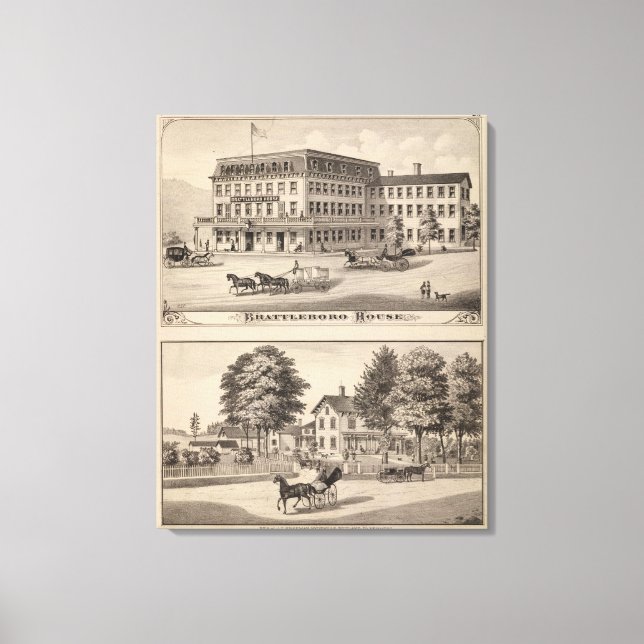 Lienzo Brattleboro House (Anverso)