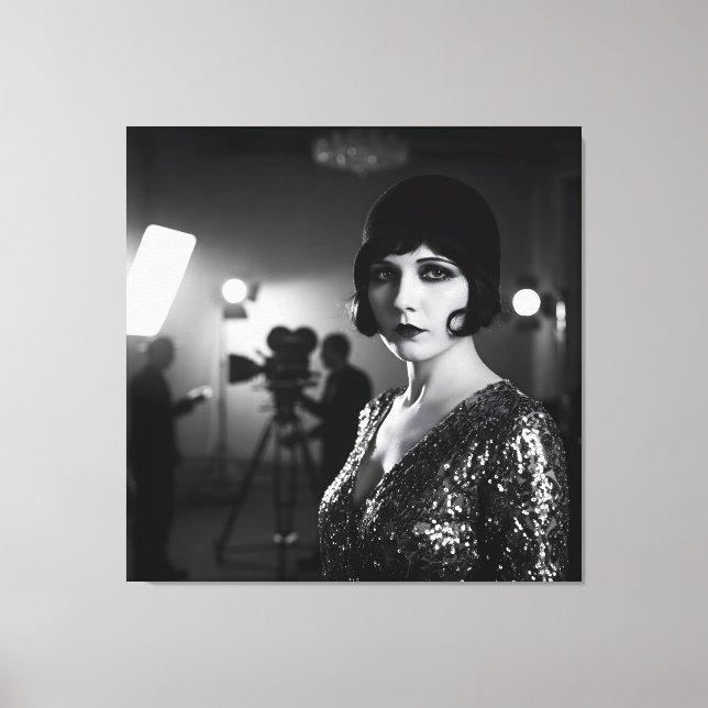 Lienzo Break Between Takes, 1920 por Natasha Us (Anverso)