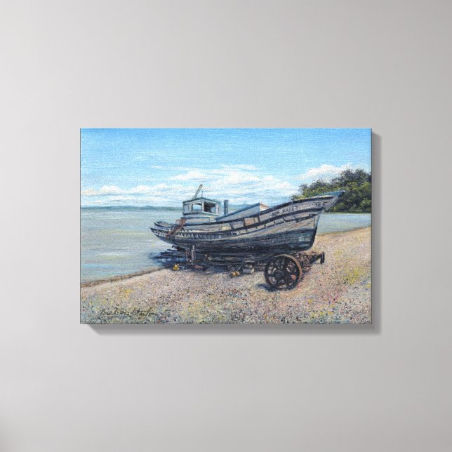 Lienzo "Breez de mar" (Anverso)