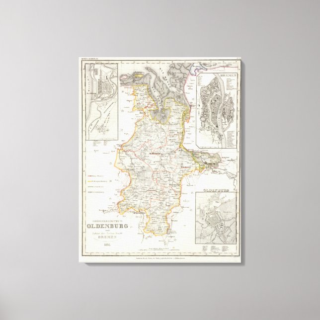 Lienzo Bremerhaven Alemania (Anverso)