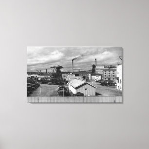 Lienzo Bremerton, opinión de WA de la fotografía del