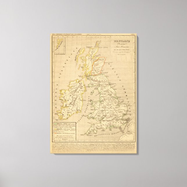 Lienzo Bretagne Romaine sous Honoriust (Anverso)