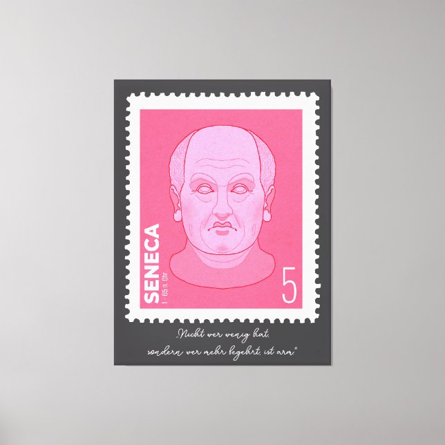 Lienzo Briefmarke Seneca -   (Anverso)