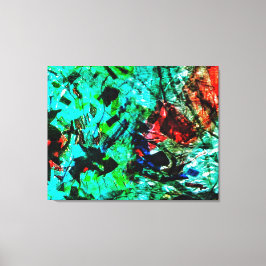 Lienzo Bright blue abstract Stretched Canvas Print,Bright