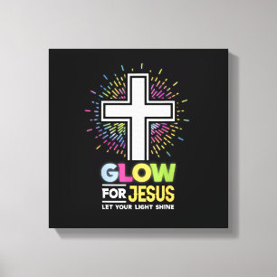 Lienzo Brilla para camiseta de cruz cristiana de Jesús Cr