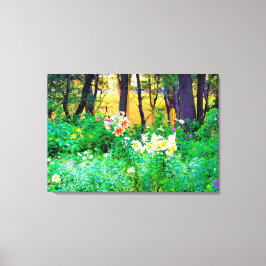 Lienzo Brillante amanecer con lirios de árbol en My Rubio