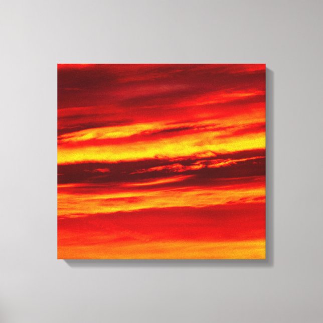 Lienzo Brillante Red Sunset (Anverso)