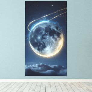 Lienzo Brillo del sueño lunar