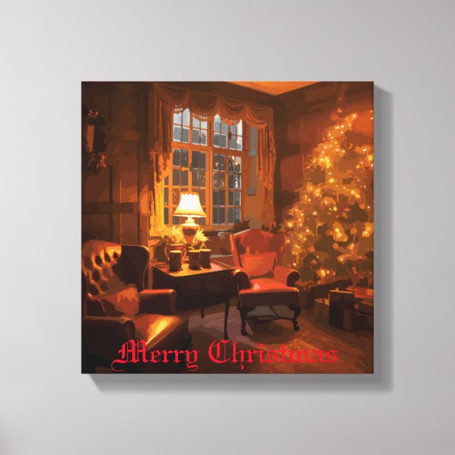 Lienzo Brillo festivo (Anverso)