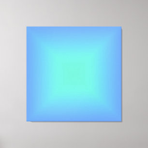 Lienzo Brillo holográfico brillante azul a verde aguamari