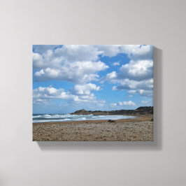 Lienzo Brisa Costera - Cielos Nublados y Orillas Soleadas