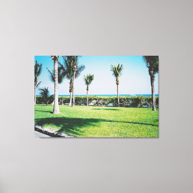 Lienzo Brisa tropical (Anverso)