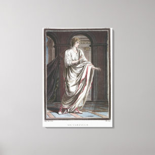 Lienzo Britannicus, traje para "Britannicus" por Jean Rac