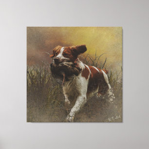 Lienzo Brittany spaniel Ceramic Tile Beberas