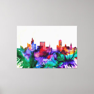 Lienzo Brno Skyline