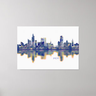 Lienzo Brno Skyline